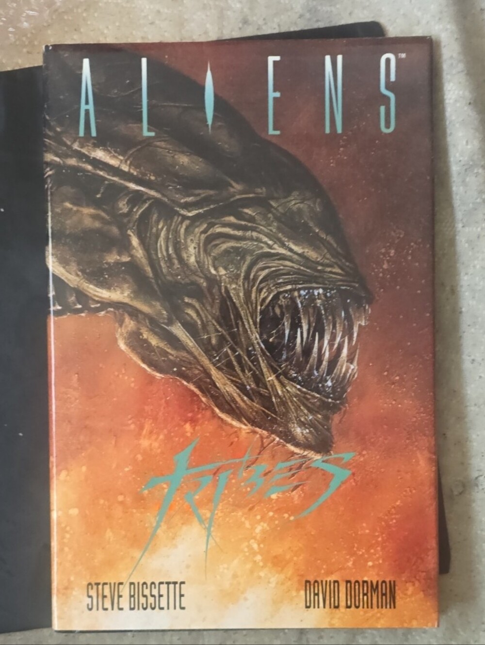 ALIENS TRIBES Hardcover HC 1992 - MULTI-SIGNED Steve Bissette & Dave Dorman D.H.